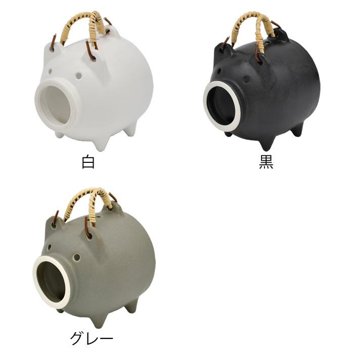 かもしか道具店 蚊取り線香ホルダー 蚊遣り豚 蚊取り線香入れ 蚊やり