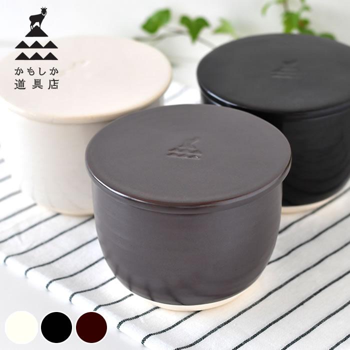 かもしか道具店 飯びつ ふつう おひつ 陶器 1.5合 日本製 電子レンジ