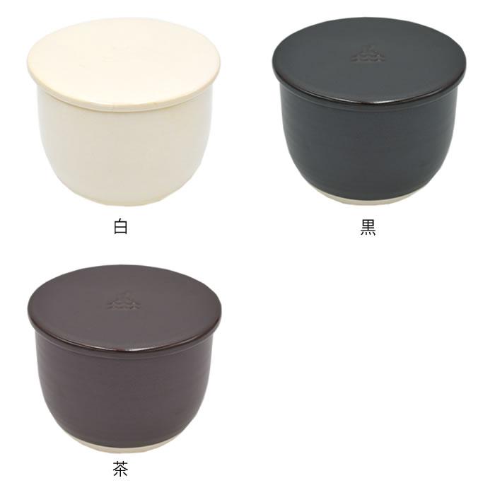 かもしか道具店 飯びつ ふつう おひつ 陶器 1.5合 日本製 電子レンジ