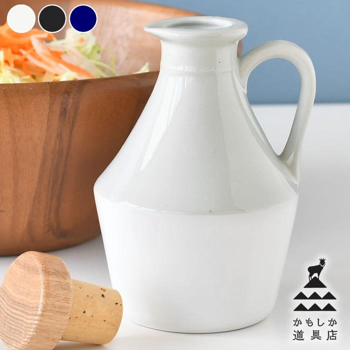 かもしか道具店 オイルポット おしゃれ 保存容器 油 キッチン用品 白 黒 藍 シンプル 密閉 食卓 料理 萬古焼 日本製 プレゼント ギフト 調理器具 小さい 雑貨ショップドットコム 通販 Paypayモール