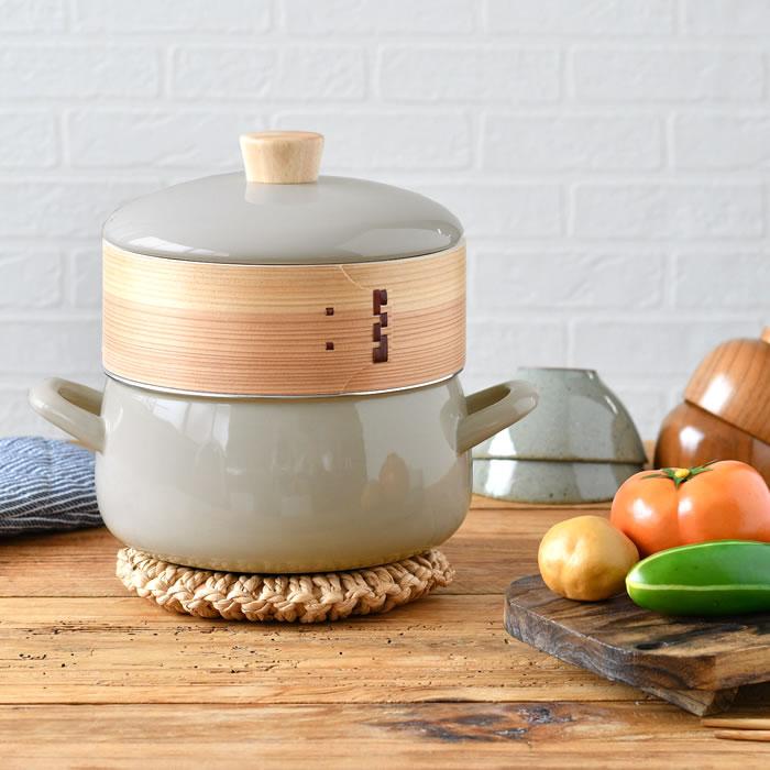 富士ホーロー せいろ 蒸し セット セイロ 鍋 セット 蒸し器 鍋 せいろ