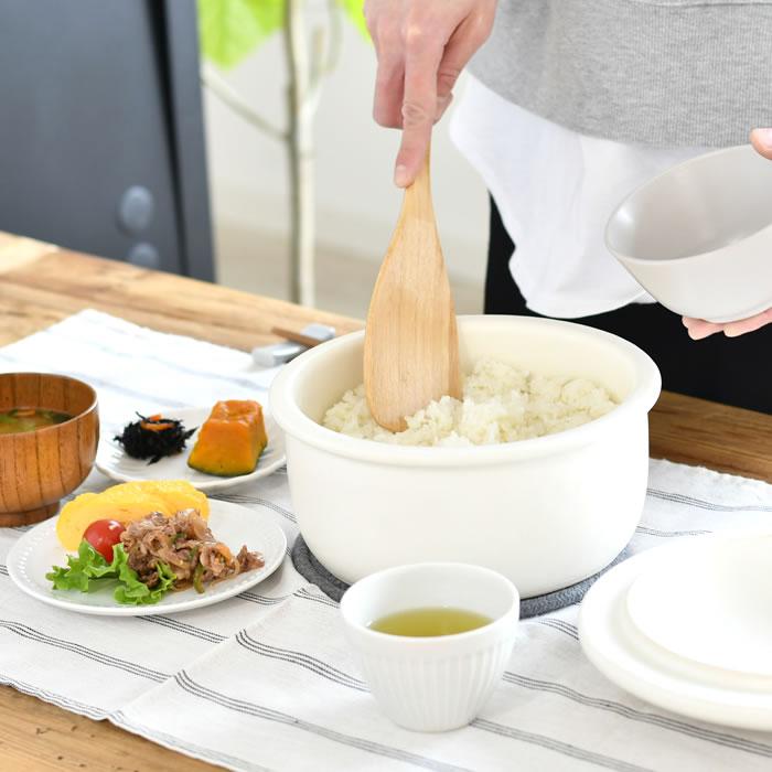 たいせい窯 おひつ 大 陶器 萬古焼 電子レンジ対応 日本製 ごはん 保存