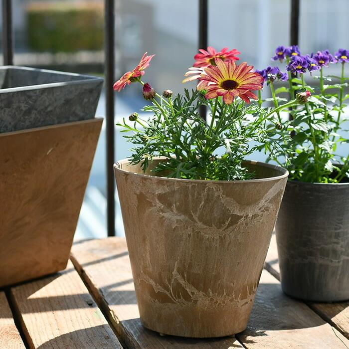 amabro 植木鉢 おしゃれ アートストーン SSサイズ ART STONE