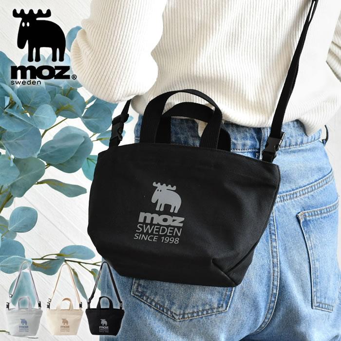 moz（モズ） ミニトートバッグ 2way moz 帆布 トート S ファスナー付き