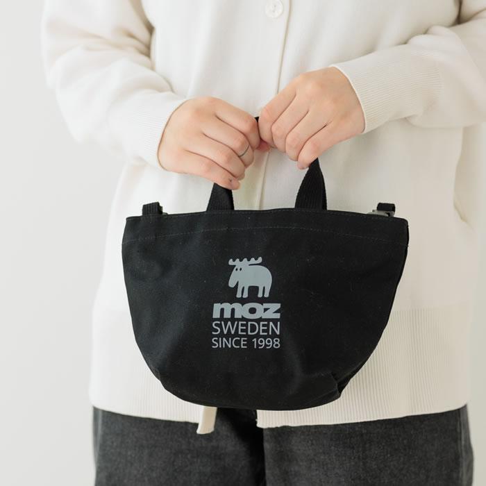 moz（モズ） ミニトートバッグ 2way moz 帆布 トート S ファスナー付き