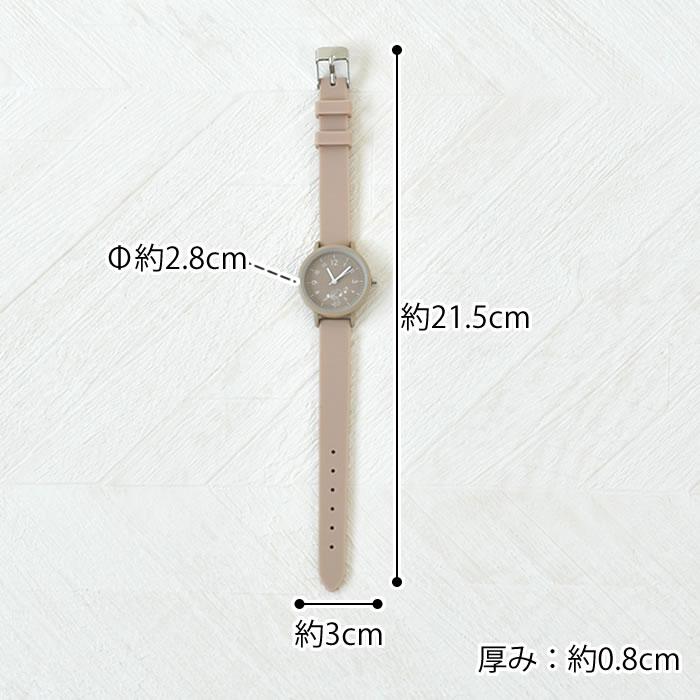 腕時計 レディース PEANUTS スヌーピー ラバーベルトウォッチ 軽量