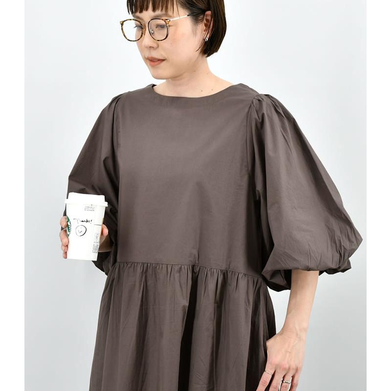 バルーンスリーブAラインワンピース Mila Owen（ミラオーウェン）の「バルーンスリーブAライン