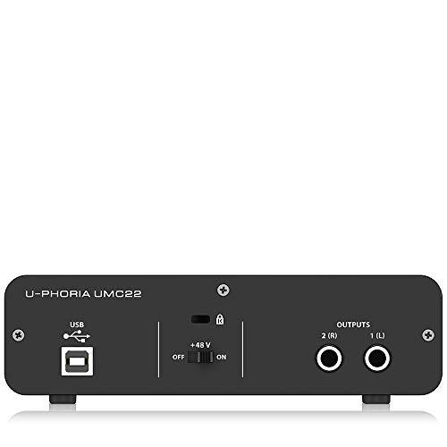 安い特販 Behringer（ベリンガー） ベリンガー 2入力2出力 USBオーディオインターフェース UMC22 U-PHORIA