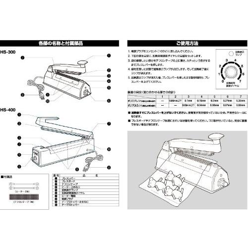 gootグット　ヒートシーラー　接着幅2.0mm×長さ200mm　300W　HS-300