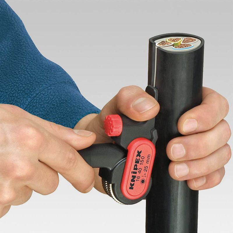 クニペックス ケーブルストリッパー 150mm 1640150 切削、切断、穴あけ サンプラ 流し台 600型 ■▼836-2218 06507 1台