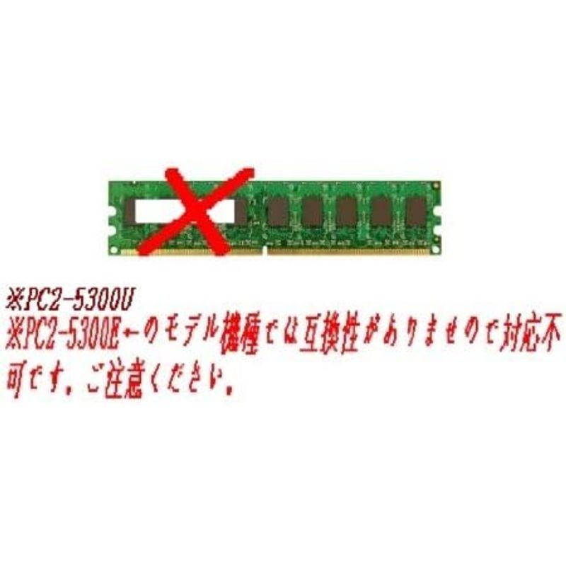 8GBメモリ標準パワーセット(2GB*4) PC2-5300P 240Pin PowerEdge T300