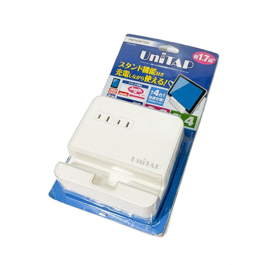 プリンストン USB4ポート AC2ポート USB給電機能付き OAタップ Unitap PPS-UTAP4 新品 : T-SELECT ...