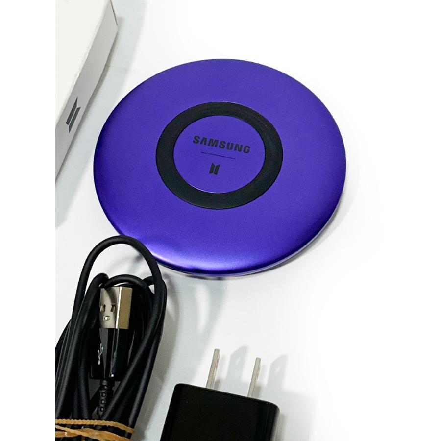 Samsung BTS Edition Wireless Charger ワイヤレス充電器 EP-P110 動作