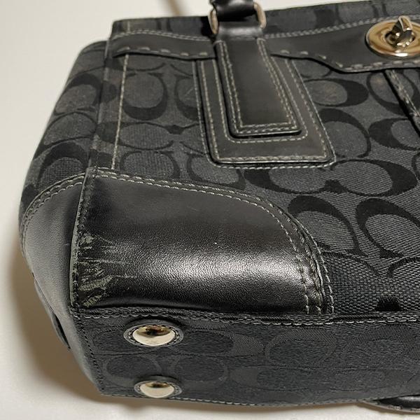 コーチ ハンドバッグ シグネチャー ブラック コーチ シグネチャー2WAYバッグ COACH | 京都通販ミセスの