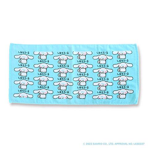 シナモロール おえかきさん×サンリオキャラクターズ フェイスタオル し