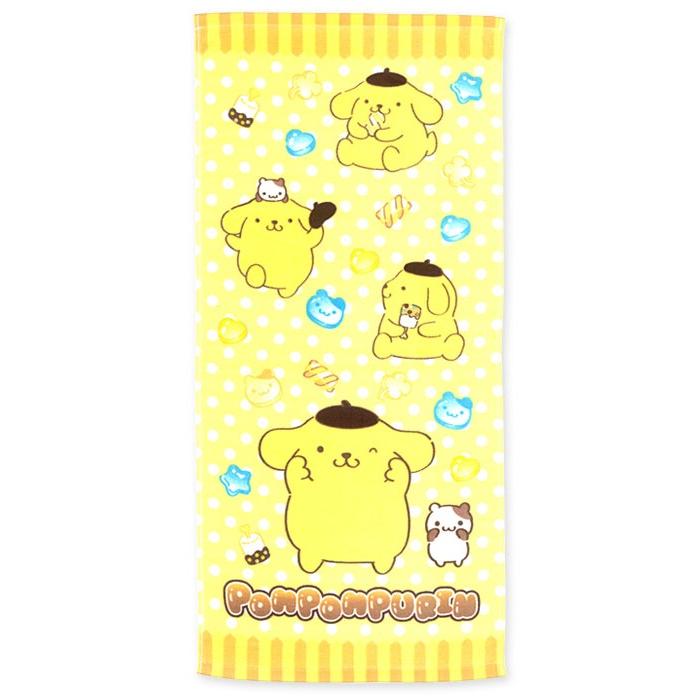 ポムポムプリン サンリオ フェイスタオル マシュグミ ポムポムプリン