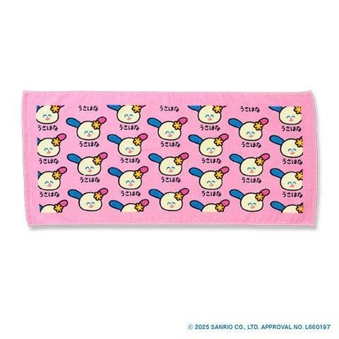 【平成レトロ】うさはな　おしぼりタオル3枚セット 2003 sanrio（サンリオ） おえかきさん×さんりおきゃらくたーず フェイス