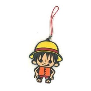 ワンピース ラバーストラップ L ルフィ 1個まで定形外郵便可 : 雑貨