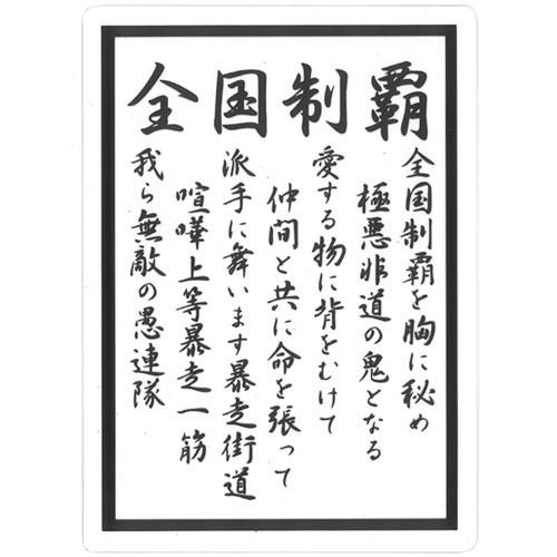 透明 ツッパリ下敷き 全国制覇 B5 定形外郵便可 2 雑貨天国 通販 Yahoo ショッピング