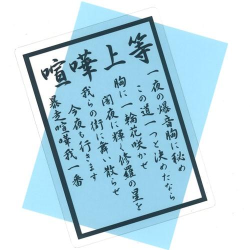 透明 ツッパリ下敷き 暴走天使 B5 定形外郵便可 : 雑貨天国 - 通販