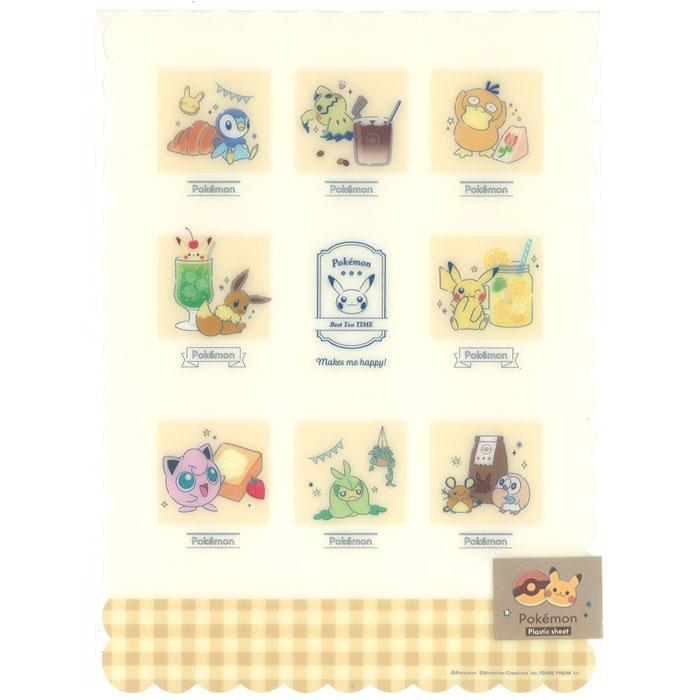 Pokemon（ポケモン） もくもく 下敷き Happy Tea TIME! B5 : 雑貨天国