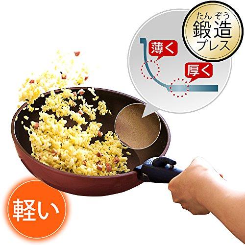 アイリスオーヤマ ダイヤモンドコートパン6点セット レッド H-GS-SE6