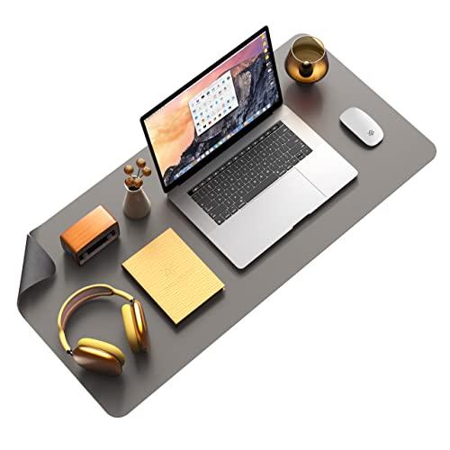 YSAGiデスクマット 新型PUレザーデスクパッド 液体、熱、埃防止デスク