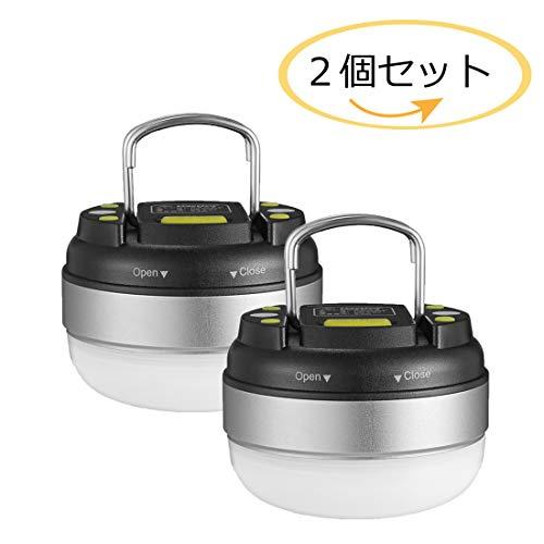 LEDランタン 電池式 【明るさ 130ルーメン/実用点灯7-27時間/防滴】3