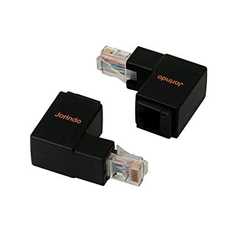 CERRXIAN LANアダプター RJ45アダプター 90度RJ45イーサネット LANオス 