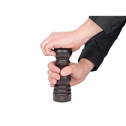 プジョー PEUGEOT 調味料入れ ペッパーミル 胡椒 木製 粗さ調節 容量23g・18cm 手動 フランス製 パリ ユーセレクト チョコ 2の画像