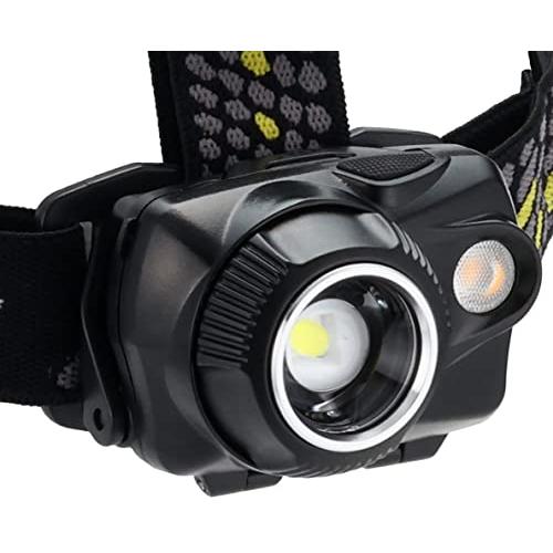 GENTOS(ジェントス) LED ヘッドライト USB充電式 明るさ600ルーメン/実用点灯2時間/暖色サブLED 専用充電池または単4形電池_5