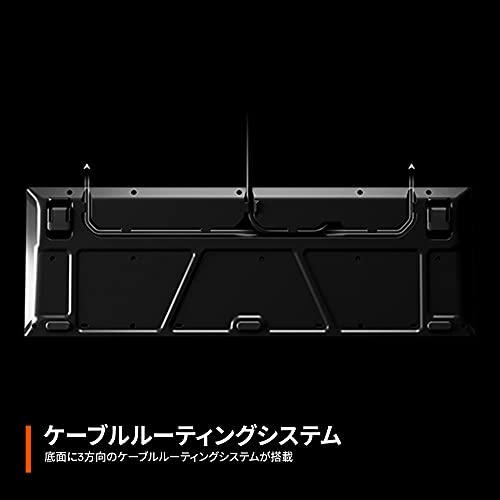 SteelSeries ゲーミングキーボード 有線 ハイブリッドメカニカルスイッチ 日本語配列 有機ELディスプレイ搭載 Apex 5 6453の画像