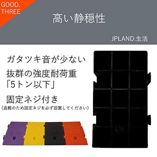 スロープ 段差スロープ カースロープ 段差プレート 16cm 紫 自転車