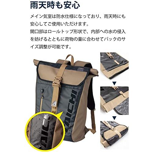 RSタイチ(アールエスタイチ) WP バックパック 防水 ブラック/ホワイト 容量:25L RSB278_8