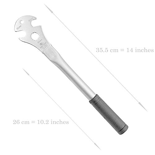 BIKEHAND 高トルクペダルレンチ 長ロングハンドル長さ350mm ? ロード