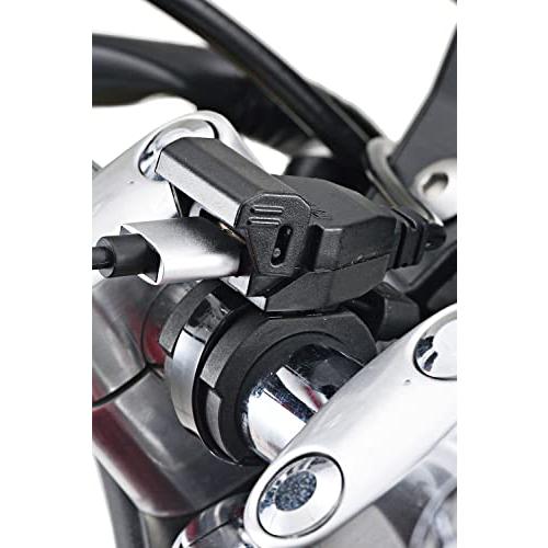 デイトナ バイク用 USB電源 防水 5V/2.4A ブレーキスイッチ接続 メイン