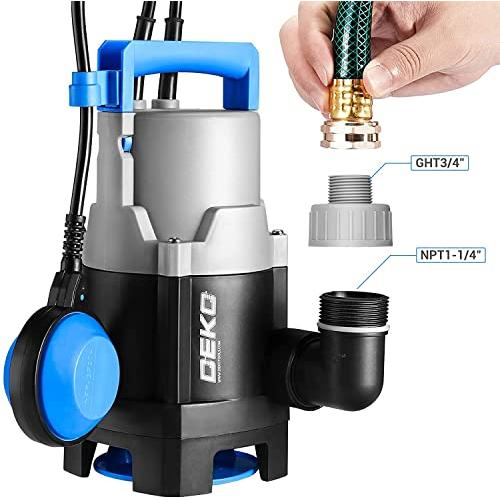 ワ*コ様 水中ポンプ ポンプ 底部入水式 最大吐出量7500L 60Hz共用 D DEKO 汚水ポンプ 400W 水中ポンプ 底部入水式 排水ポンプ 最大