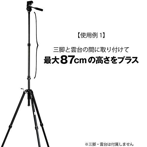 SLIK 三脚アクセサリ カーボンポール NS 全長870mm 2段 最大パイプ径