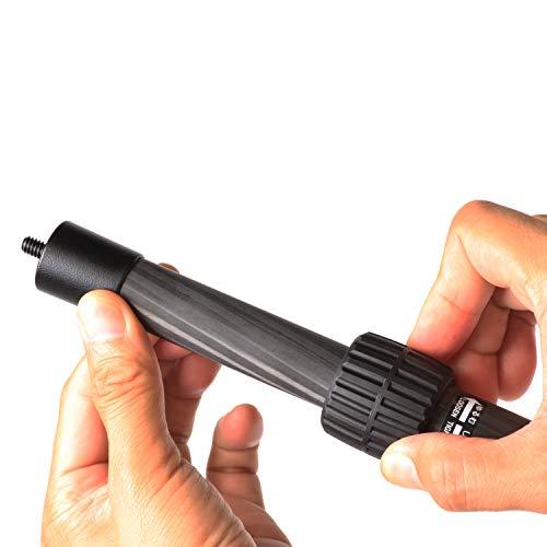 SLIK 三脚アクセサリ カーボンポール NS 全長870mm 2段 最大パイプ径