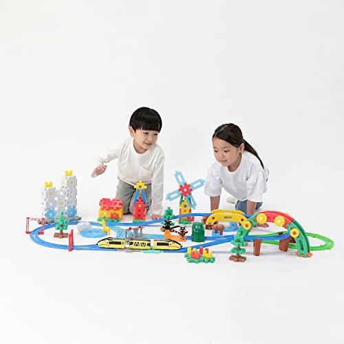 学研_プラレールと遊ぼう! Gakkenニューブロック ジオラマデラックスセット（対象年齢:3歳以上）83737_5