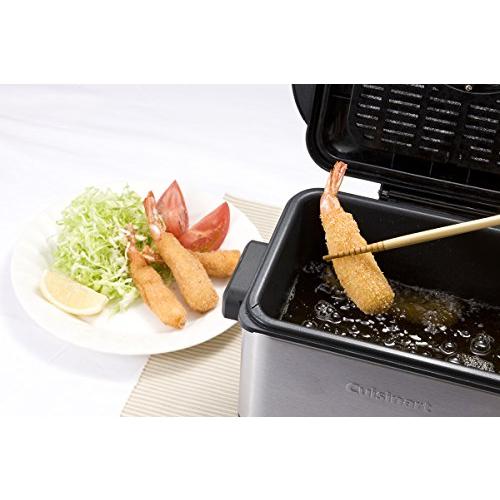 クイジナート 電気フライヤー バスケット付 ブラック CDF-100JBS フードプロセッサー・ミキサーならクイジナート（cuisinart）