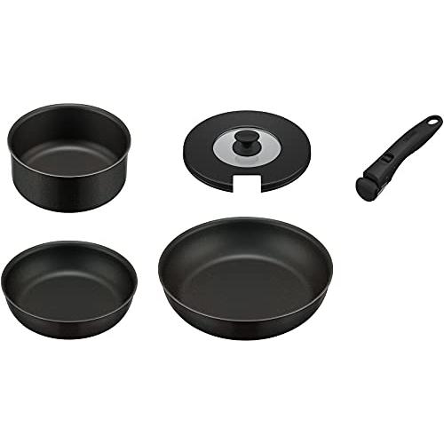 サーモス デュラブルシリーズ 取っ手のとれるフライパン5点セットAB IH