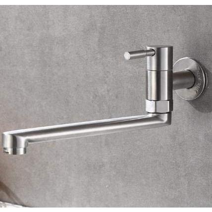 bath&bath ステンレス製 単水栓 シングルレバー 壁付け水栓 蛇口 bath&bath ステンレス製 単水栓 シングルレバー 壁付け水栓 蛇口