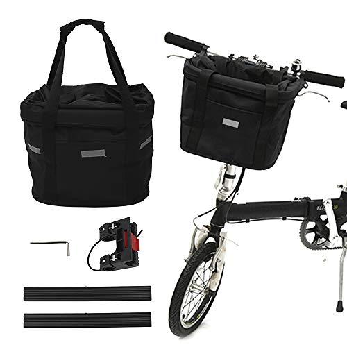 自転車カゴ エコバッグ 自転車前カゴ バスケット 脱着式 折りたたみ
