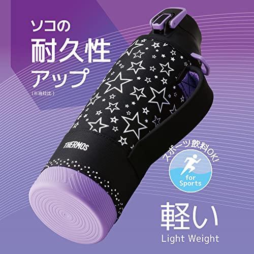 サーモス 水筒 真空断熱スポーツボトル 1L ブラックパープル サーモス 水筒 真空断熱スポーツボトル 1L ブラックパープル