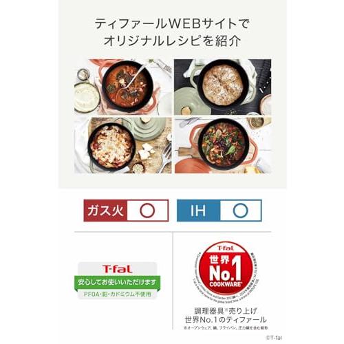 ティファール ココット鍋 24cm 両手鍋 無水調理 鋳物なのに軽くて使い