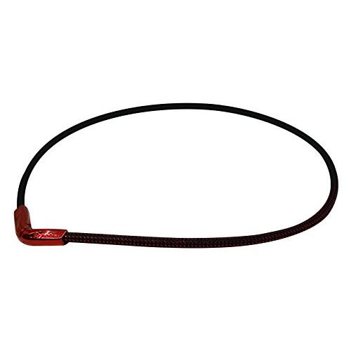 【色:ブラック/メタリックレッド_スタイル:1.単品】 ファイテン(phiten phiten(ファイテン) RAKUWAネックX50 Vタイプ メタリックレッド 50cm