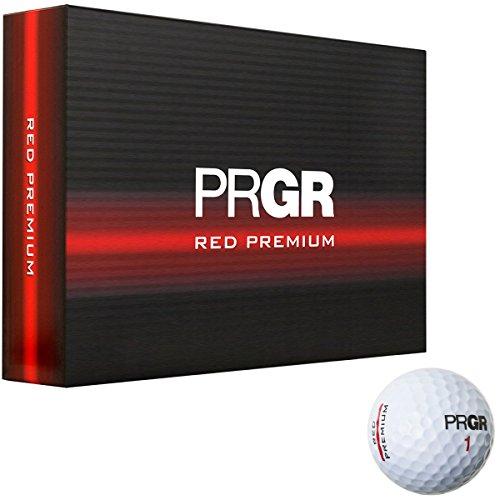 PRGR(プロギア) ゴルフボール RED PREMIUM 12個入り ホワイト : 雑貨
