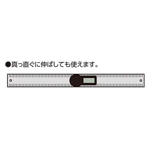 シンワ測定(Shinwa Sokutei) デジタルプロトラクター ホールド機能付き