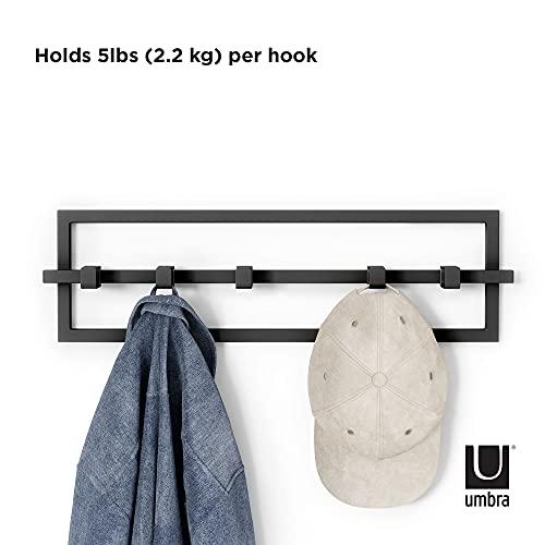 【新着商品】umbra 壁掛けフック CUBIKO 5連 収納 スライド 調節 umbra 壁掛けフック CUBIKO 5連 収納 スライド 調節 幅 ウォールフック